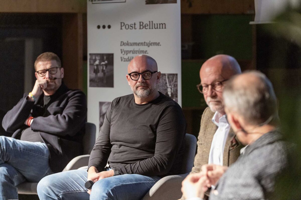 Natáčení podcastu Dobrovský & Šídlo & Bárdy & Káčer