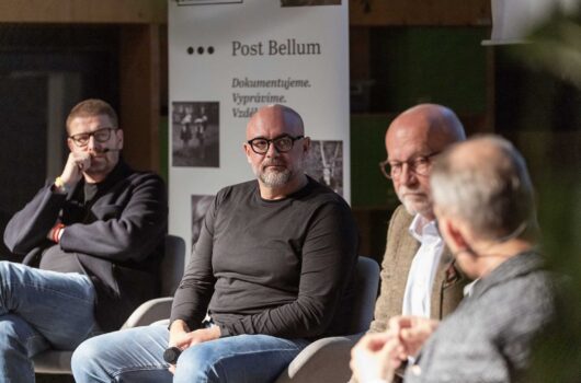 Natáčení podcastu Dobrovský & Šídlo & Bárdy & Káčer
